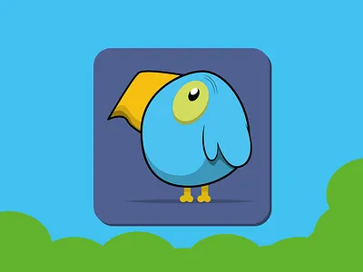 Weekly Warm-Up 4: Little Birdy Icon 2d character bird icon birdy design illustrator weekly warm up