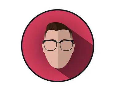 Self Portrait canada character doiron flat illustration jeremie doiron moncton vector web