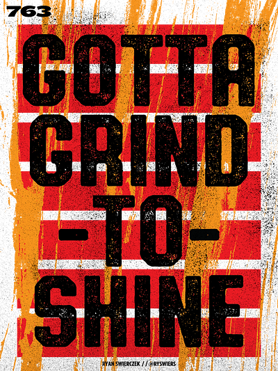 Poster 763 design graphic make something everyday poster texture textures type typography vector