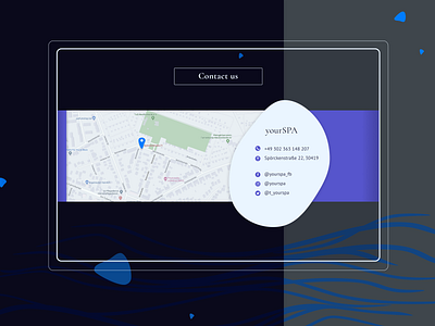 yourSPA geometry illustration ui waves webdesign website concept websites
