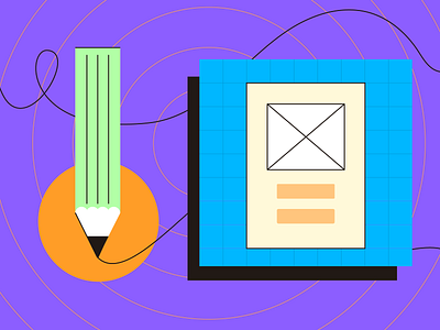 Product Life Cycle - Second Stage article design digital illustration innovation news pencil sketch technology ui ux wireframe