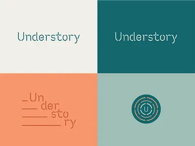Killed concept for Understory branding custom type food hall houston icon logo stencil tunnels underground