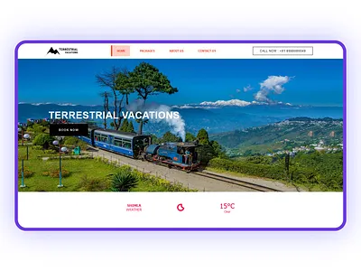 The Terrestrial Vacations Template template design webdesign website wordpress theme