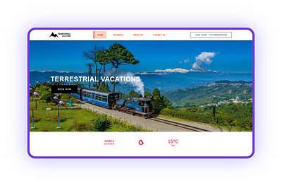 The Terrestrial Vacations Template template design webdesign website wordpress theme