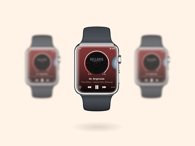 Daily UI 009 - Music Player daily 100 challenge daily ui daily ui challenge design music player ui watch