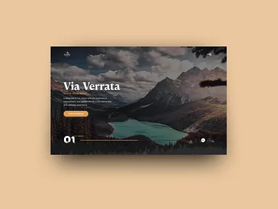 Mountaineering guidebook slider dark guidebook mountains rock climbing routes travel ui design