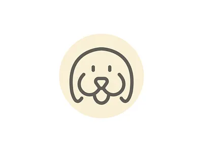 Weekly warm-up dog icon line pet puppy woof