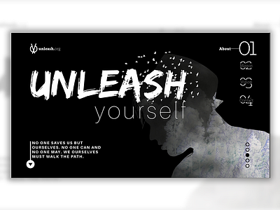 Unleash UI : Practice UI branding hero banner uidesign uiux webdesign website website concept