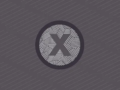Mastered an “X” Word badge badge design badges creative direction illustration redesign