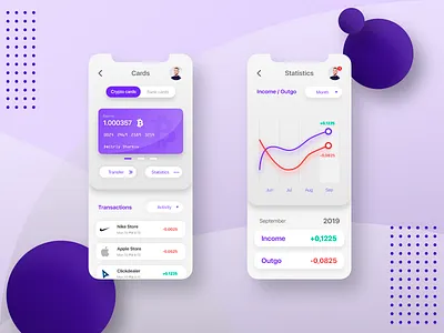 Banking Mobile App adobe xd app banking app color concept crypto design figma mobile app ui ux