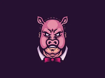 Professor Pyg badge batman illustration logo sticker