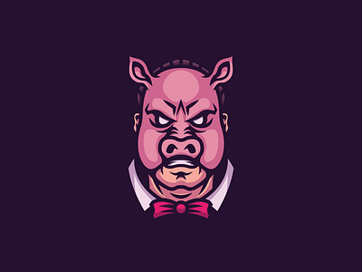 Professor Pyg badge batman illustration logo sticker