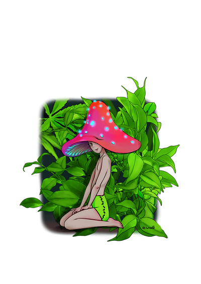 Shroom anime character character design clip studio paint design digital art illustration illustration art manga mangastudio