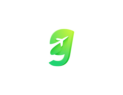 Letter G with plane logo abstract air airplane alphabet business company design flight fly g graphic icon letter logo modern plane sign symbol travel vector