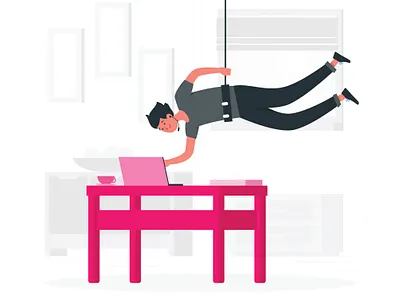 Mission Impossible Vector Illustration background burglar computer criminal data hacker illustration impossible information mission money possible rope security spy stealing system technology thief vector