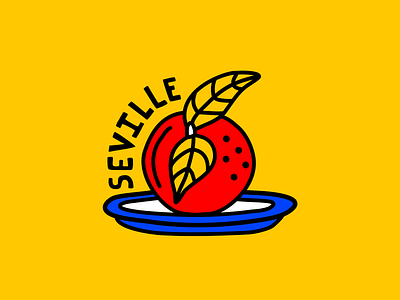 SEVILLE color destination espana europe holiday orange plate seville spain travel treat type vacation