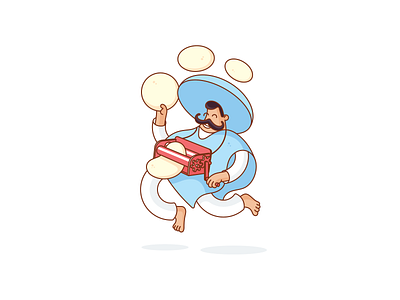 Tortilla dude cartoon character design design illustration mexican mexican food tortilla vector