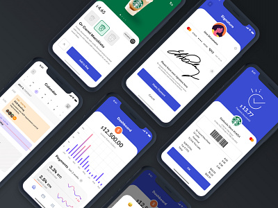 Payment Process UI animation app clean dark mode dark ui design flat ios mobile modern ui ux