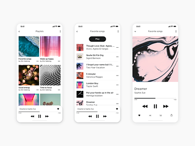 Daily UI 009 app daily ui ios music app music player ui ux