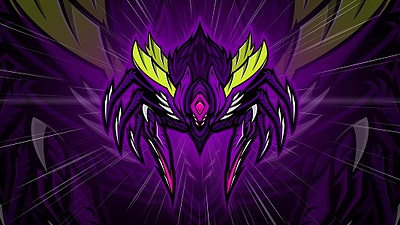 Fantasy Creature Mascot Logo creature logo design esports logo fantasy creature logo gaming logo gaming mascot logo illustration insect logo logo mascot mascot logo spider logo vector