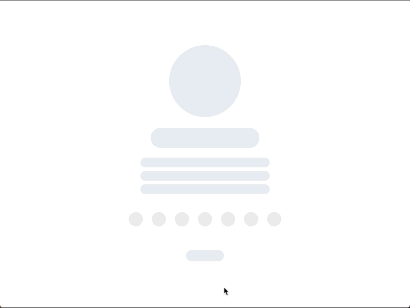 Personal Web Site clean flat modern personal brand simple ui ux web