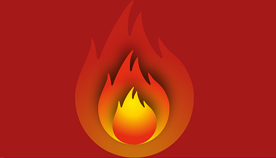 atsu flame branding logo vector