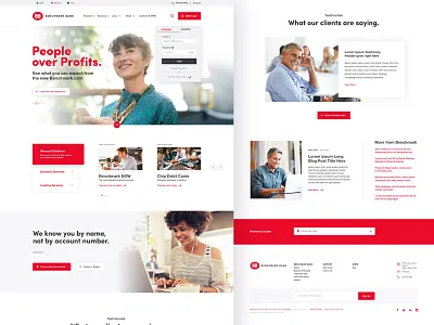 Banking Website bank brand aid design financial front end ui uidesign ux website