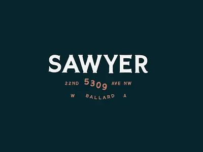 Sawyer balalrd brand logo restaurant seattle