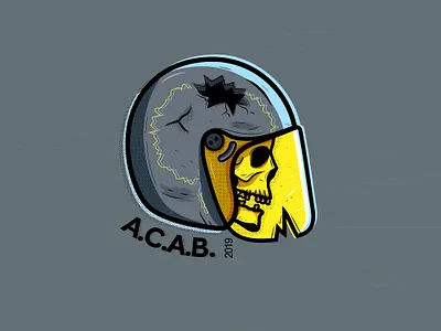 acab acab criminal danger design illustration illustrator ishu police texture vector