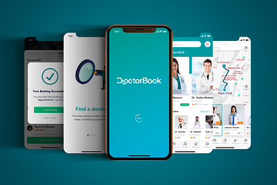 DoctorBook - Doctor appointment app app appointment appointments doctor appointment find doctor medical app mobile app mobile app design mobile apps ui ux uxui