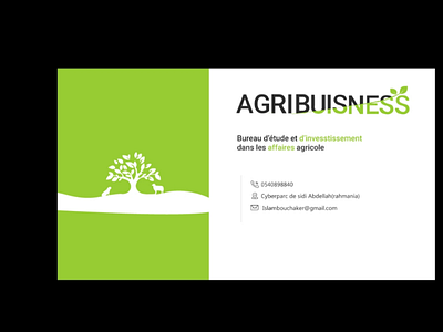 Visit card visit card agricole design