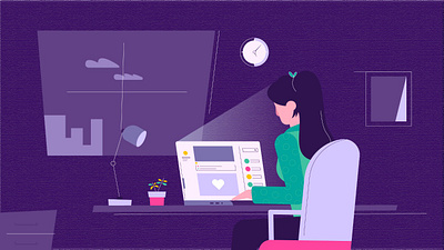 What a Story New Explainer Video Project Screenshots animated animation bright color bright theme colors corporate dark theme design explainer video explainer videos minimal motion graphics professional screenshots startups themes video making what a story what a story works working girl