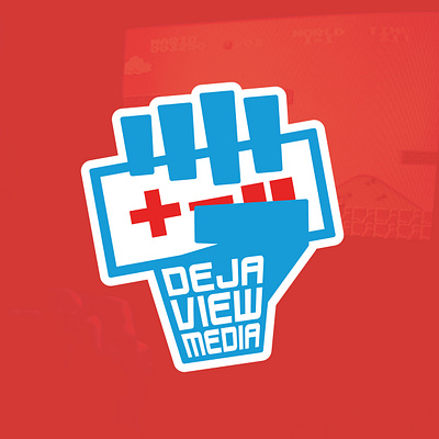 DEJA VIEW MEDIA - Logo Design branding controller design fist icon illustration logo louisiana vector video game video games