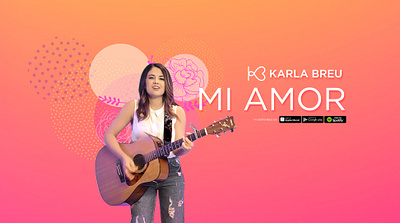 Karla Breu - Mi Amor branding design dominican graphic design music musician