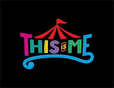 This is Me Camp Logo branding graphic design illustrator logo logo design type
