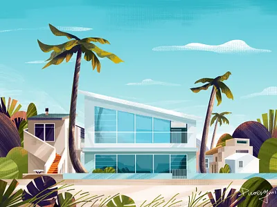 The scenery illustrations illustration illustrations paint