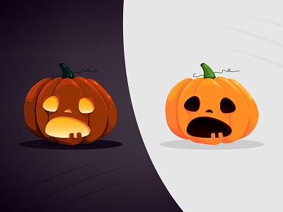 Halloween Pumpkin cartoon design halloween illustration illustrator jack o lantern lantern pumpkin vector