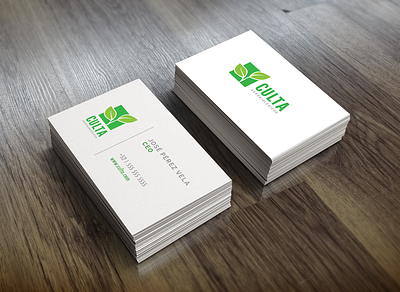 Culta Agrobiológicos - Branding agriculture branding bussines card fertilizer green identity leaf logo