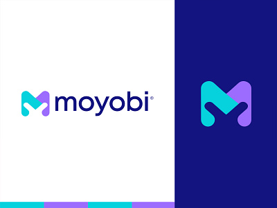 Moyobi Logo Design advertisment agency blockchain brand design brand identity branding cryptocurrency dropshipping finance fintech identity design logo design m m logo management marketing marketing agency media agency monogram technology