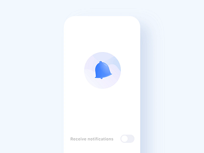 Exploration - Water Bell Notification animation design illustration interaction microinteraction ui ui design