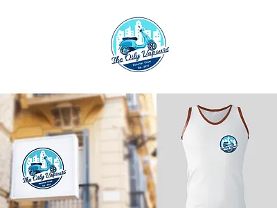 Scooter Crew automobile automotive branding design illustration logo ui