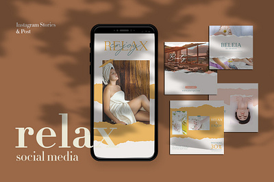 Relax Instagram Templates banner pack banners bundle business buy cloth clothes clothing coupon deal discount droll fashion google google adwords instagram marketing multi purpose multipurpose page