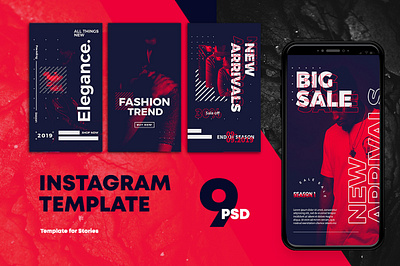 Fashion Instagram Templates banner pack banners bundle business buy cloth clothes clothing coupon deal discount droll fashion google google adwords instagram marketing multi purpose multipurpose page