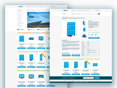 MCI Grup Webshop design layout online shop product page solar energy solar panel ui ui design web web design web designer web designs webdesign webdesigns webshop website website concept website design website layout