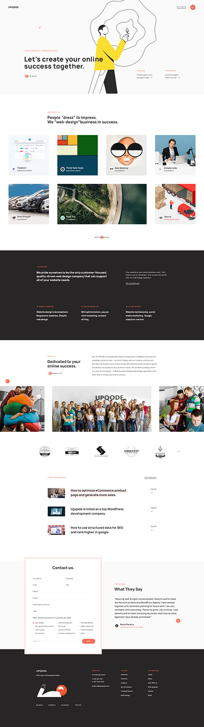 UPQODE 3.0 - Portfolio 2 agency creative design gallery portfolio professional upqode webdesign wordpress wordpress development