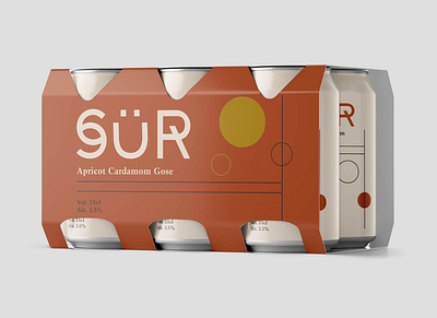 SÜR branding design packaging typography