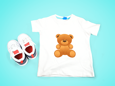 Kids T-Shirt Mockup free kids mock up mockup presentation psd showcase smart object t shirt template tshirt