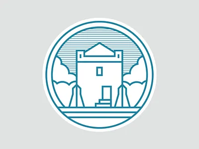 Peterborough landmarks 04/09: Longthorpe Tower architecture city icons icon iconography logo logo design logo designer longthorpe tower peterborough