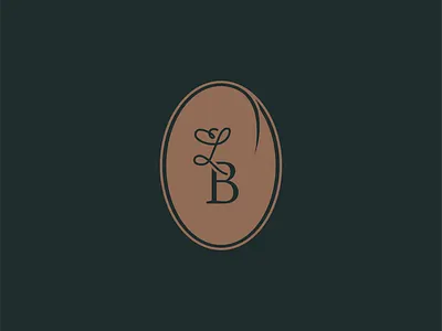 Monogram badge for La Brigade - catering & food services badge brand branding caterer catering custom type food logo logotype monogram responsive logo restaurant script serif type typography vintage