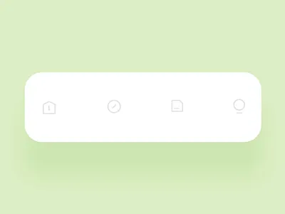 Tab-ICON animation app design flat green icon illustration logo tab ui ux web